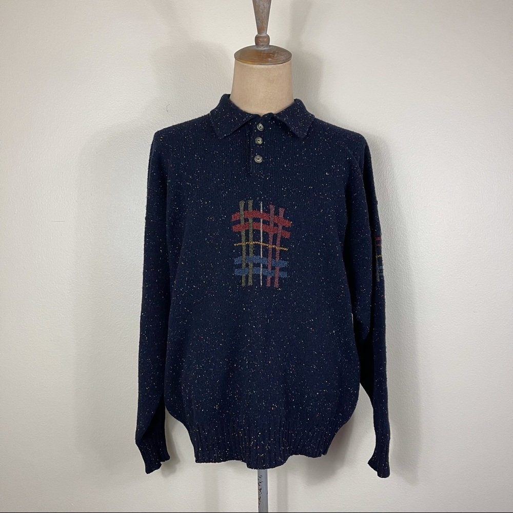 Scott Office Polo Wool Sweater